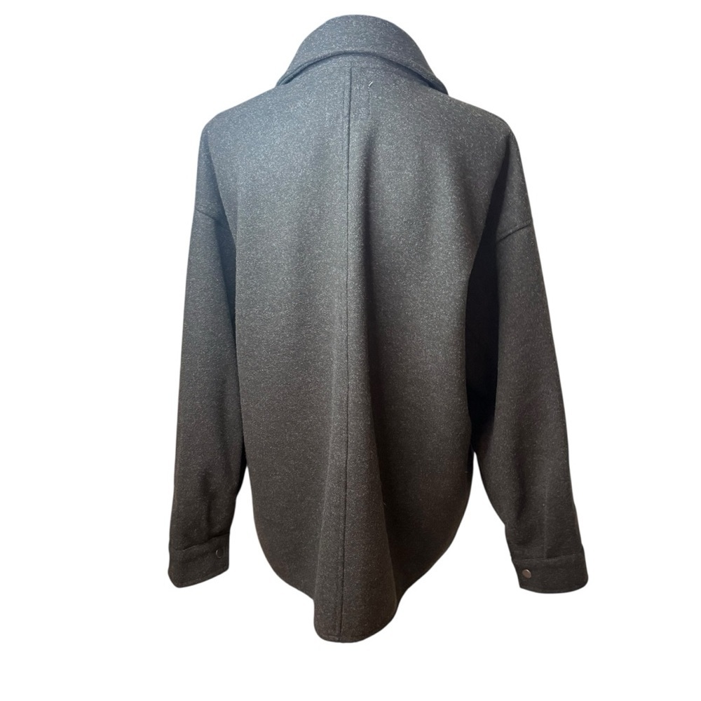 Thread & Supply | Charcoal Gray Thick Shirt Jacket with Pockets | Sz XL - Picture 5 of 8